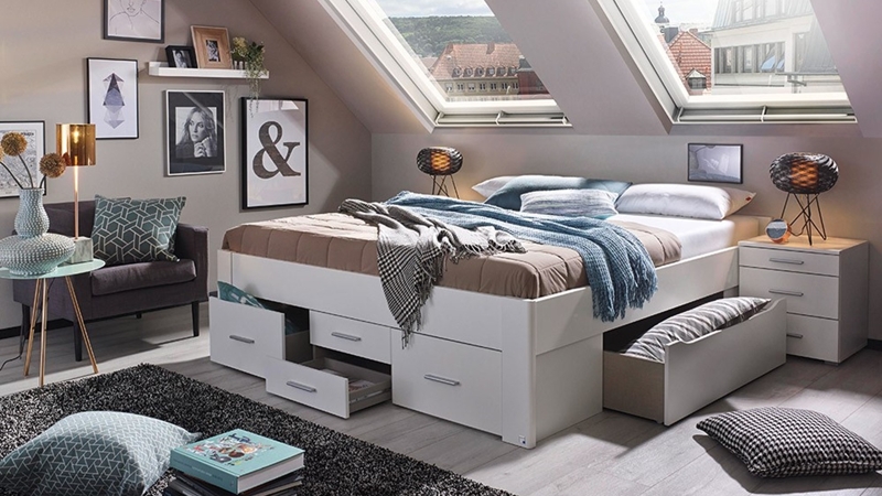 Bed Butiken open lades
